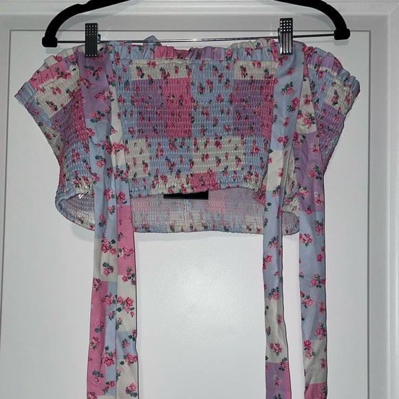 *SOLD OUT* Down Home Roots Patchwork Crop Top - Picture 3 of 9